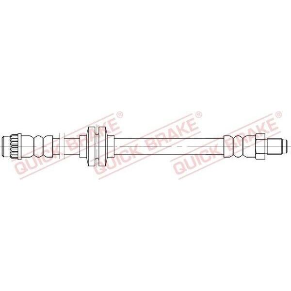 Quick Brake 32.133 Tubo Freno Per Opel Movano B Furgone (X62) Movano B Bus (X62) Movano B Pianale / Telaio (X62) Per Renault-image