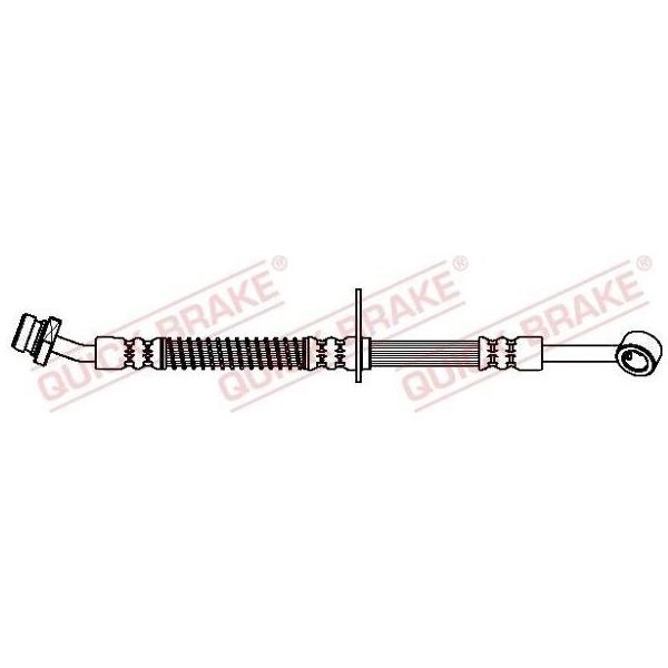 Quick Brake 50.882 Tubo Freno Anteriore Sinistro Per Kia Rio Ii (Jb) Rio Ii Notchback (Jb)-image
