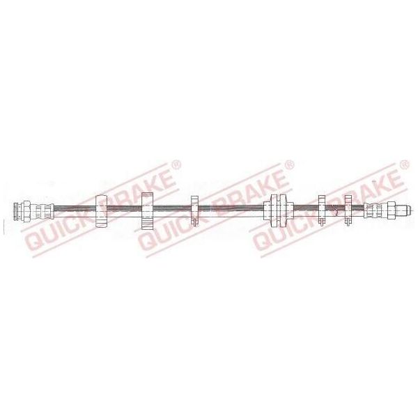 Quick Brake 32.953 Tubo Freno Per Fiat Tipo (160) Bravo I (182) Brava (182) Per Alfa Romeo 145 (930) Per Lancia Delta Ii (836)-image