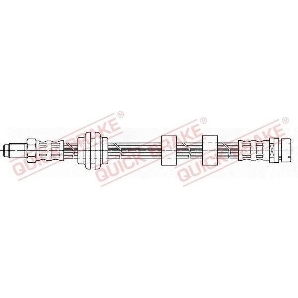 Quick Brake 32.986 Tubo Freno Per Ford Focus (Daw, Dbw) Focus Estate (Dnw) Focus Notchback (Dfw) Focus Mk1 Furgone / Estate (Dnw)-image