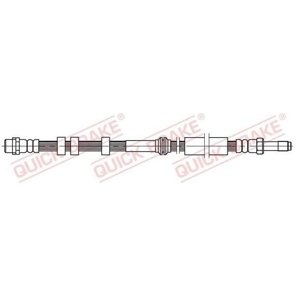 Quick Brake 32.209 Tubo Freno Per Audi A4 Avant (8K5, B8) Q5 (8RB) A5 Sportback (8TA) A4 Berlina (8K2, B8) A5 Coupé (8T3) A5 Cabrio (8F7)-image