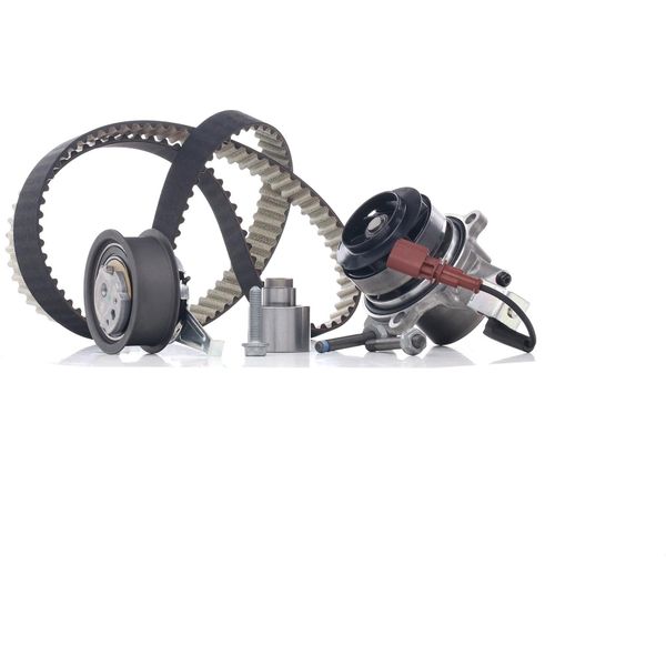 Dolz KD153V Kit Cinghia Dentata + Pompa Dell'acqua Per Vw Golf Vii Hatchback (5G1, BQ1, BE1, BE2) Tiguan (5N) Passat Variant (3G5, CB5) Golf Vii Variant-image