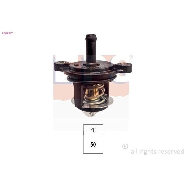 Eps Termostato Liquido Di Raffreddamento 50°C Per Ford Fiesta Mk6 Hatchback (JA8, JR8) Focus Iii Turnier Focus Iii Mondeo V Estate (Cf) C-Max Ii (DXA/CB7, Dxa/Ceu)-image