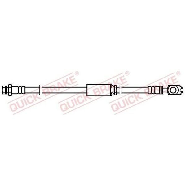 Quick Brake 50.753X Tubo Freno Per Vw Caddy Iv Estate (Sab, Saj) Caddy Iv Furgone (Saa, Sah) Caddy Alltrack Estate (Sab) Caddy Alltrack Furgone (Saa)-image