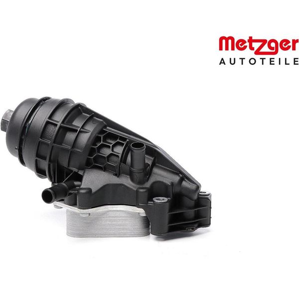 Metzger 2370086 Alloggiamento Filtro Olio Adatto Per MERCEDES-BENZ Classe B (W246, W242) Classe A (W176) Cla Coupé (C117) Classe A (W177) Gla (X156)-image