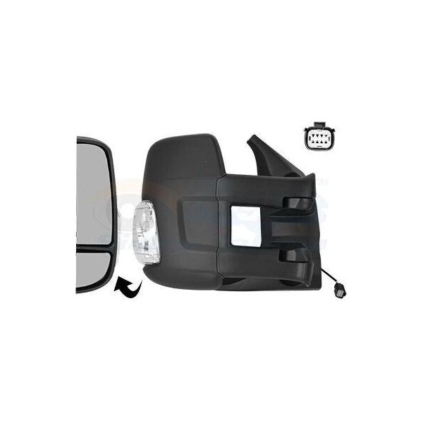 Van Wezel 1991826 - Oe 1911141 Specchio Esterno Destro Per Transit V363-image