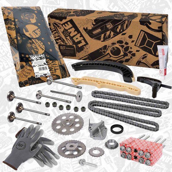 Et Engineteam RS0086 Kit Catena Di Distribuzione Catena Di Distribuzione Per Vw Polo (9N) Fox Hatchback (5Z1, 5Z3, 5Z4) Per Skoda Fabia Ii Hatchback (542) Fabia Ii Combi-image