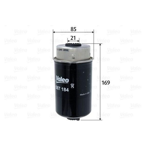Valeo 587184 - Filtro Carburante Oe WJ1500040 Per Defender (L316)-image