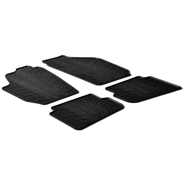 Tappetini In Gomma Per Auto Gledring Skoda Fabia Ii. 2007-2014-image