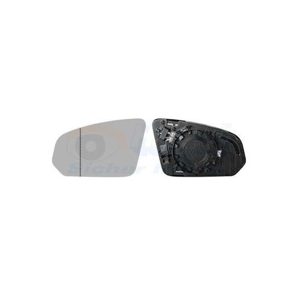Van Wezel Specchio Retrovisore Esterno Sinistro Per Volvo V60 Ii (225, 227) Asferico Riscaldabile 5914837-image