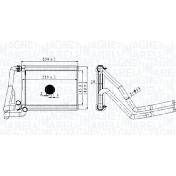 Magneti Marelli 350218488000 - Oe 97138 2Y000 Scambiatore Di Calore, Riscaldatore Per Ix35, Sportage (Sl)-image