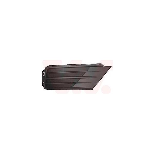 Van Wezel Griglia Di Ventilazione Paraurti Per Vw Caddy Iv Station Wagon (Sab, Saj) Senza Foro/Fori Per Fendinebbia Nero-image