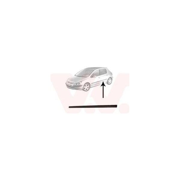 Van Wezel Modanatura Per Porta Posteriore Sinistra Modanatura Adatta Per Peugeot 307 Sw (3H) 4040405-image