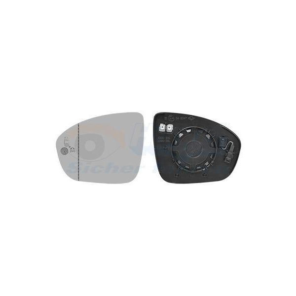 Van Wezel Specchio Retrovisore Esterno Sinistro Per Renault Captur Ii Asferico Riscaldabile 4403835-image
