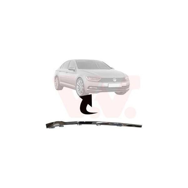 Van Wezel 5742584 - Oe 3G08532542ZZ Modanatura, Paraurti Anteriore, Destra Per Passat (3G)-image