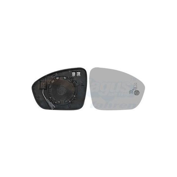 Van Wezel Specchio Retrovisore Esterno Destro Per Renault Megane Iv Grandtour (K9A/M/N) Convesso Riscaldabile 4407836-image