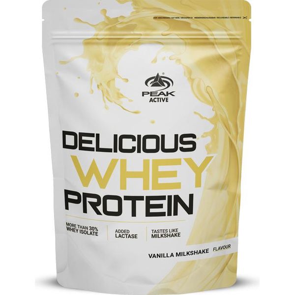 Delicious Whey Protein - 450G : Vanilla Milkshake I Proteine I Mix Di Proteine (Concentrato Di Siero Di Latte E Isolato Di Siero Di Latte) I Consistenza Del Frullato I Con Lattasi I Solubilità Perfetta I Sapore Imbattibile I Costruzione Muscolare-image