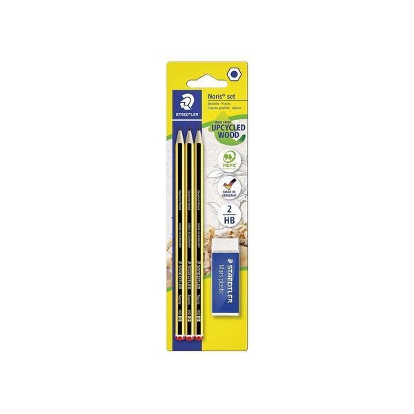 Matita Staedtler 120 R BK3D Noris + Gomma Bc 100% Pefc (Ufficio) Matita Noris® 120-image