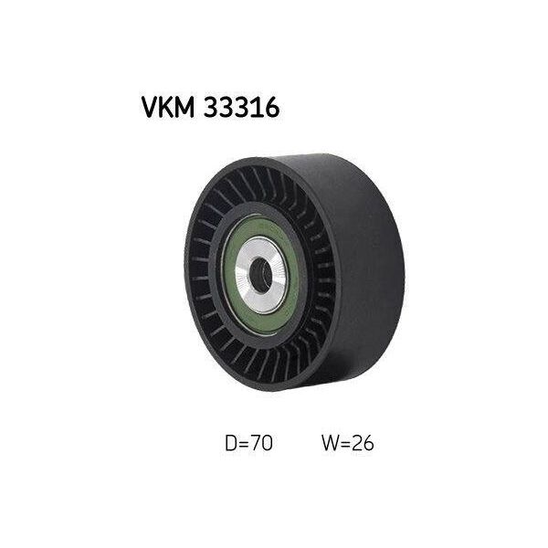 Skf Vkm 33316 - Oe 16 168 974 80 Umlenkrolle, Keilrippenriemen FüR Jumper, Boxer-image