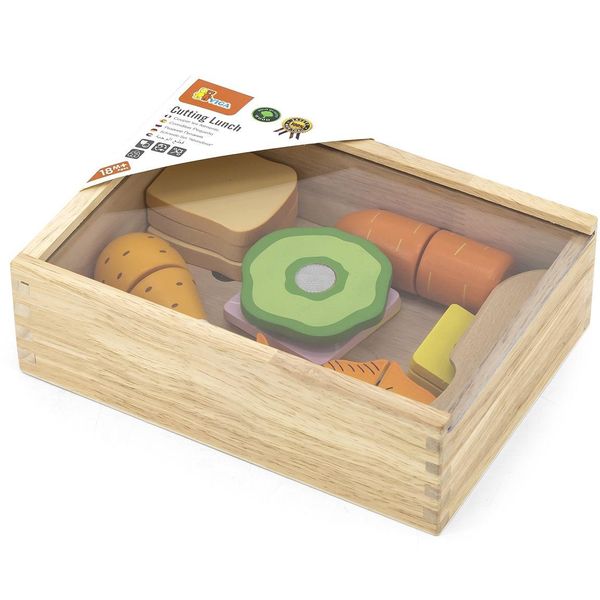 Viga Toys - Viga Lunch Velcro Cutter Set Food-image