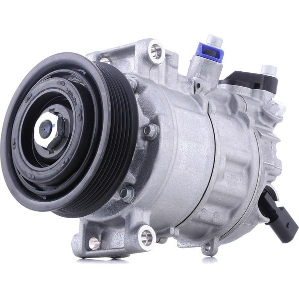 Ridex 447K0644 - Compressore Aria Condizionata Oe 8T0260805E Per A4 (8K), A4 (8W), A5 (8T), A5 (8F), Q5 (8R), Macan (95B)-image