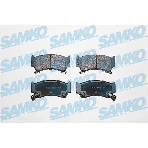 Set Di Pastiglie Freno Anteriori Samko Per Nissan Almera I Hatchback (N15) 5SP1101-image