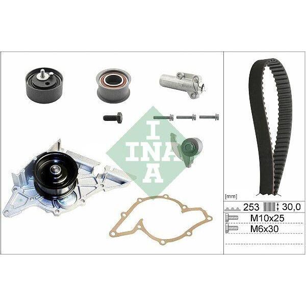 Ina 530 0179 33 Kit Cinghia Dentata + Pompa Acqua Per Vw Passat Variant (3B6) Passat Variant (3B5) Passat (3B3) Passat (3B2) Per Audi A4 Avant (8E5, B6)-image