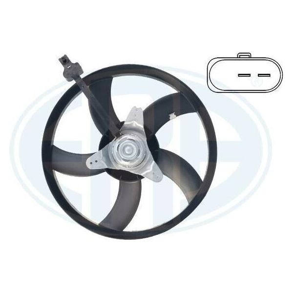 Era 352113 Ventola Raffreddamento Motore Ventola Radiatore Per Vw Polo (9N) Radiatore Acqua Ø325Mm-image