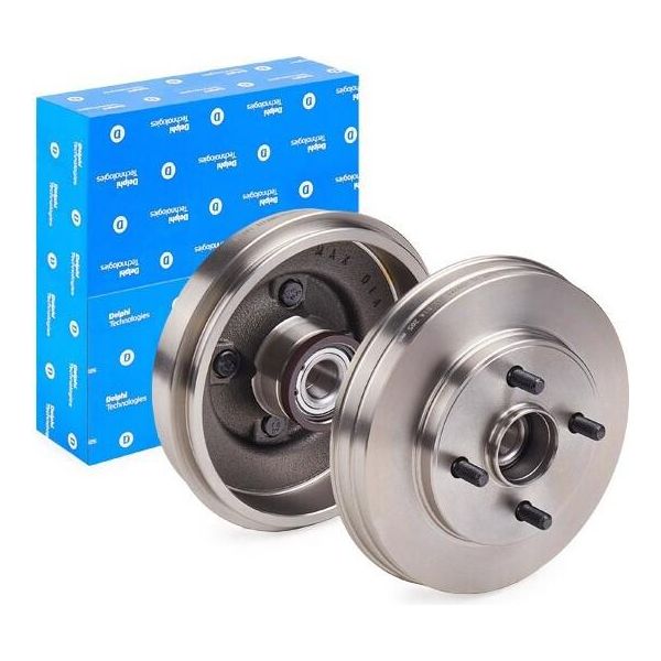 2X Delphi Tamburo Freno BFR589 Per Mitsubishi Mirage Sedan (A1_A)-image