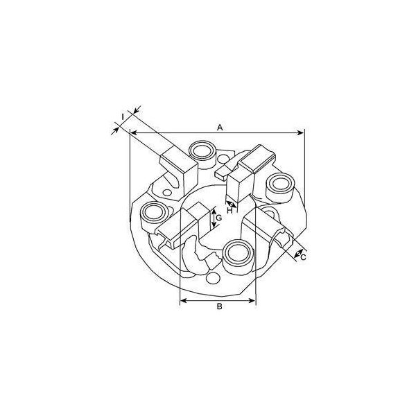 Regolatore - Adatto Per: Bosch Blue F042320122 - Denso 126000-1810 - Denso 126000-1850 - Denso 126000-1870 - Denso 126000-2000-image