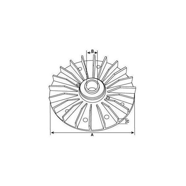 Raddrizzatore - Adatto Per: Asp ARC6019 - Denso 237613 - Mobiletron RN-37-image