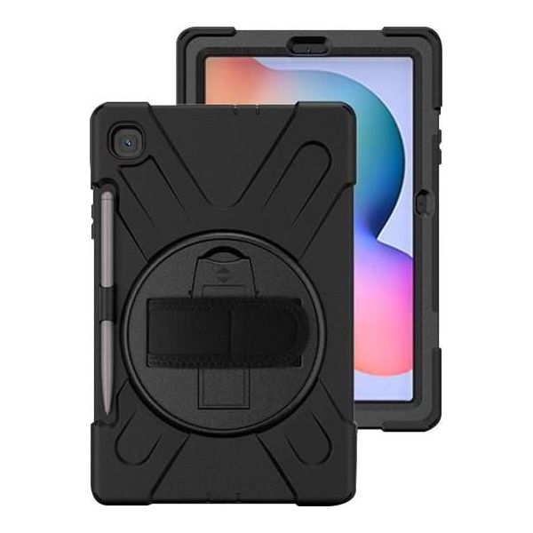 Custodia Estuff Defender - Cover Posteriore Per Tablet - Nero - 10,4" - Per Samsung Galaxy Tab S6 Lite (ES681842-BULK)"-image