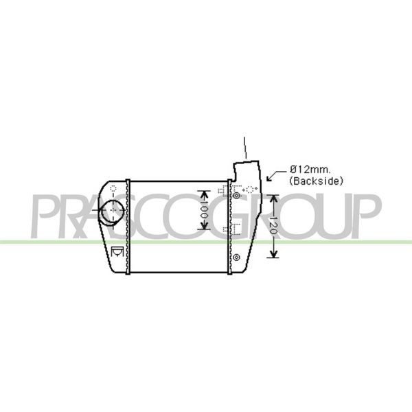 Prasco AD034N004 - Intercooler Oe 4F0145805AA Per A6 (4F)-image