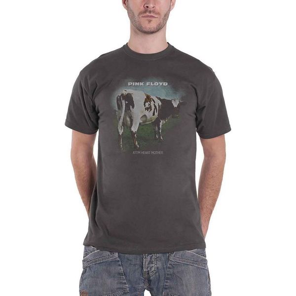 Pink Floyd - Maglietta "Atom Heart Mother"" Uomo/Donna Unisex RO348 (S) (Antracite)"-image