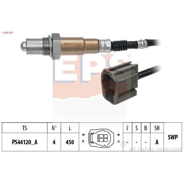 Eps Sonda Lambda Per Mazda MX-5 Iii (Nc) Sonda Planare Riscaldata 450Mm 1.998.599-image
