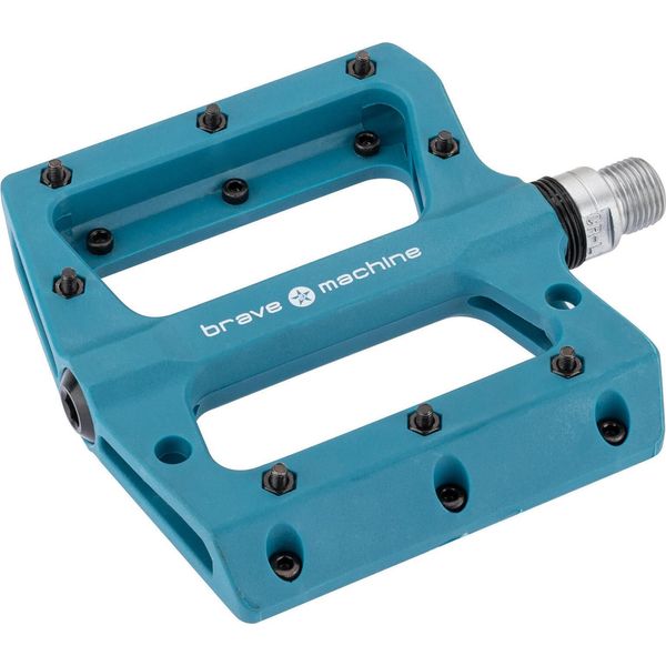 Pedale A Piattaforma Brave "Dirt 2"" Con Confezione Sb, Nylon Azzurro"-image