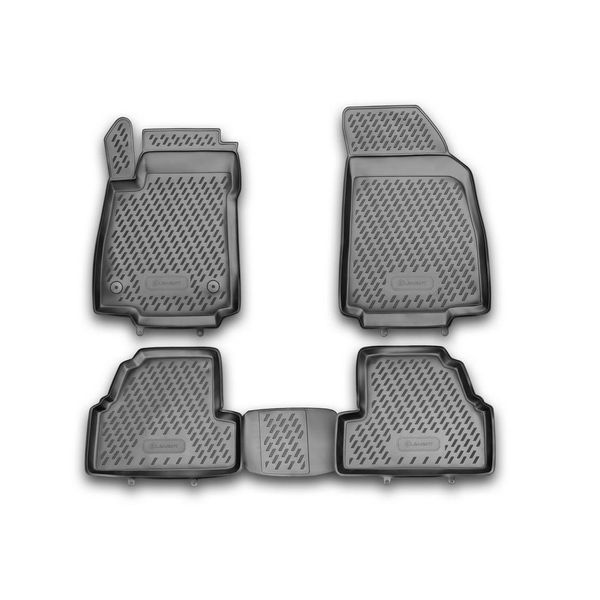 Tappetini Su Misura Per Opel Mokka / Mokka X, 2012-2019, Suv, 4 Pezzi.-image
