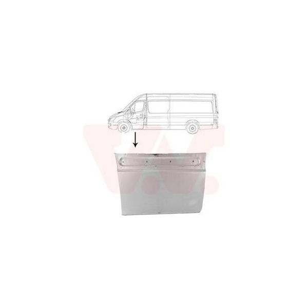 Van Wezel Piastra Di Riparazione Del Pannello Laterale Per Vw Crafter 30-50 Furgone (2E) Crafter 30-35 Autobus (2E) Crafter 30-50 Piattaforma/Telaio (2F)-image