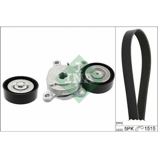 Ina 529 0543 10 Set Di Cinghie Trapezoidali Scanalate Adatte Per MERCEDES-BENZ Classe B (W246, W242)-image