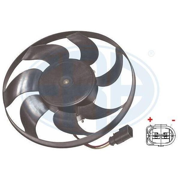Era 352039 Ventola Di Raffreddamento Motore Ventola Di Raffreddamento Per Vw Golf V Hatchback (1K1) Radiatore Acqua Ø293Mm-image