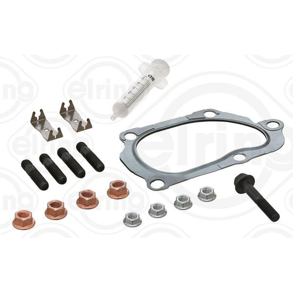 Elring 934.010 Kit Di Installazione Del Turbocompressore Per Vw Transporter Vi Bus (Sgb, Sgg, Sgj) Multivan Vi (Sgf, Sgm, Sgn) Transporter Vi Furgone (Sga, Sgh)-image