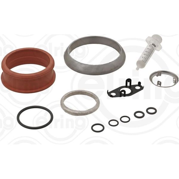 Elring 838.880 Kit Di Montaggio Turbocompressore Adatto Per MERCEDES-BENZ Classe C Station Wagon (S205) Classe C Berlina (W205) Classe E Berlina (W213) Classe V-image