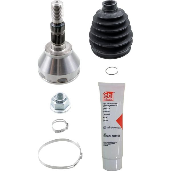 Febi Bilstein Kit Giunti Albero Di Trasmissione Anteriore Sinistro Lato Ruota Anteriore Destro Per Opel Zafira B (A05) 185845-image