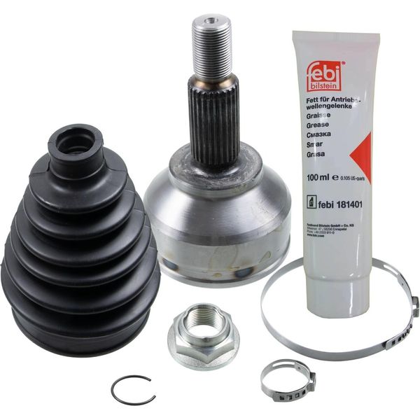 Febi Bilstein Kit Giunti Albero Di Trasmissione Lato Ruota Anteriore Sinistra Anteriore Destra Per Ford Focus (Daw, Dbw) 185853-image