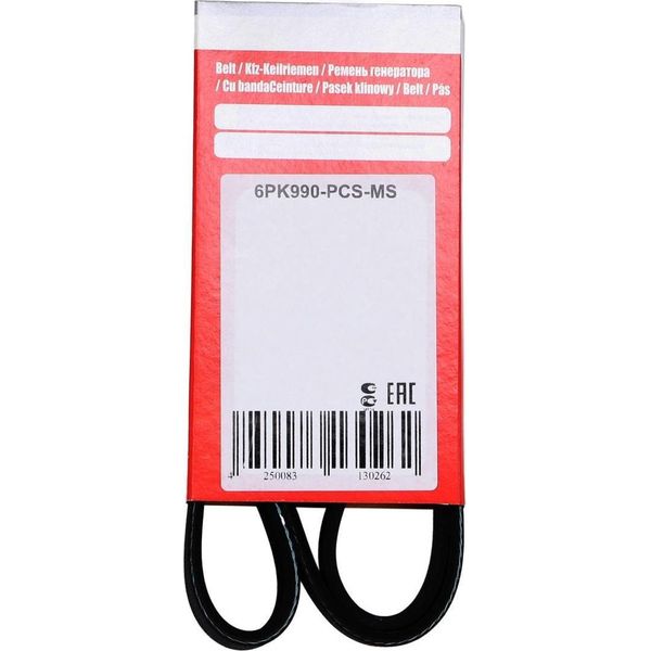 MASTER-SPORT 6PK990-PCS-MS Cinghia A V, Cinghia Piatta Per Ford Escort Vi (Gal, Aal, Abl)-image