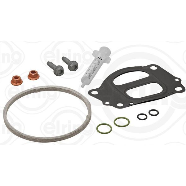 Elring 087.270 Kit Di Montaggio Turbocompressore Per Bmw 5 Touring (G31) 5 Berlina (G30, F90) X3 (G01, F97) 3 Berlina (G20) 3 Touring (G21) X4 (G02, F98)-image