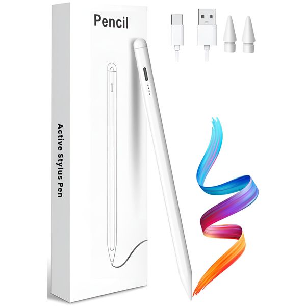 Apple Pencil Stilo Alternativo Per Ipad USB-C Magnetic Stylus Pencil Bianco Ipad Pencil Per Il Tablet Apple-image