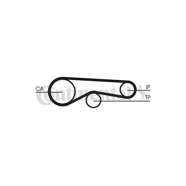 Continental Contitech CT1239 Cinghia Dentata Adatta Per Peugeot 407 Coupé (6C) Per CitroËN C5 Iii Station Wagon (Rw) Per Land Rover Range Rover Sport (L320)-image