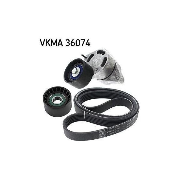 Skf Vkma 36074 - Oe 25183525 Keilrippenriemensensatz FüR Movano (X70), Vivaro (J7), Vivaro (F7), Vivaro A (E7), Trafic Ii (Jl), Trafic Ii (Fl), Trafic Ii (El)-image