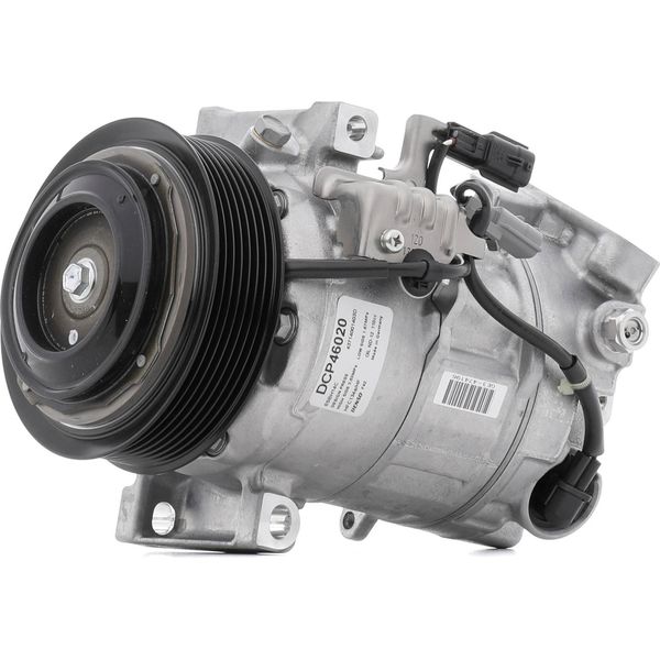 Denso DCP46020 - Compressore Aria Condizionata Oe 92600 4EB0A Per Qashqai Ii (J11), Espace V (Jr), Grand Scenic Iii (Jz), Kadjar (Ha, Hl), Koleos Ii (Hc), Megane Cc, Megane Iii, Scenic Iii, Talisman-image